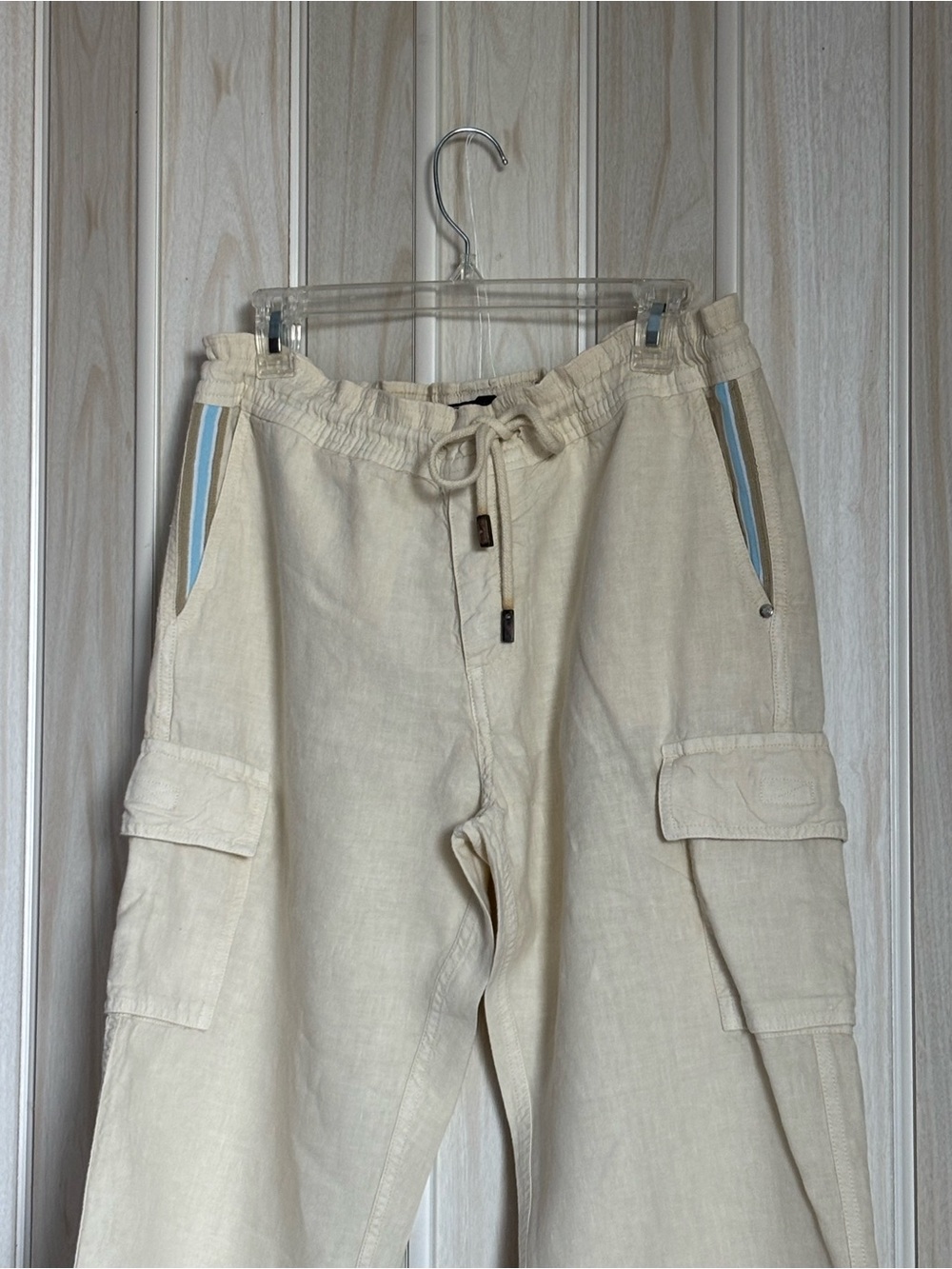 Vilebrequin Light Beige Cargo Drawstring Pants View 2